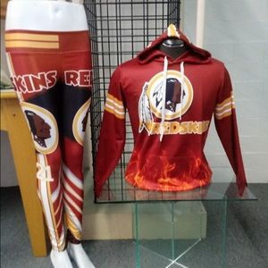 Washington Redskins Unisex Hoodie and Leggings